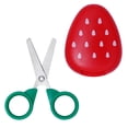 thumbnail image 3 of MasteelfCA Strawberry Shape Creative Fruit Shape Scissors Refrigerator Paste Art Scissors Stainless Steel Children Safety Iron Suction Scissors Red Color, 3 of 8
