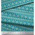 thumbnail image 3 of Soimoi Silk Fabric Aztec African Print Fabric by Yard 42 Inch Wide, 3 of 3