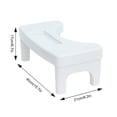 thumbnail image 3 of Birdeem Toilet Footstool Squatting Stool, Non-Slip Bathroom Step Stool with 6.7 Inch Height, Ergonomic Design for Adults and Kids, Space Saving Under Toilet Storage, 3 of 9