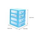 thumbnail image 3 of AHMT Storage Bins,Storage Containers, Storage Organizer Bins, Plastic Storage Bin Tote Organizing Container Drawer,for Shelves Drawers Desktop Closet Playroom Classroom Office(B), 3 of 7
