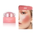 thumbnail image 1 of Iumwxz Soft Powder Blusher Cream Tender Girl Single Color Peach Orange Powder Blusher Rouge Nude Makeup, 1 of 3