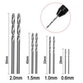 thumbnail image 2 of Drill Bit Set 40Pcs High Speed Steel Coated Bits for 1/15/2/25/3mm Precision Drilling Tools & Home Improvement 40PCS, 2 of 6