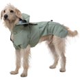 thumbnail image 3 of Trail Hound Rain Vest – Waterproof Pet Coat with Reflective Trim & Adjustable Fit – Lightweight, Breathable Jacket for Wet Weather Walks – Fits All Breeds - XL - (Sage), 3 of 5
