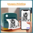 thumbnail image 3 of Riwcyla Pocket Printer Portable Thermal Instant Photo Printing Label Maker Machine BT Wireless Connect Compatible with Android or iOS APP Support Receipt Label Memo Sticker Notes Lists Scrapbook D, 3 of 6