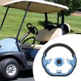thumbnail image 3 of Volant de Chariot Universel 12.5 Pouces Style Course pour Chariots E Z GO TXT RXV, 3 of 7