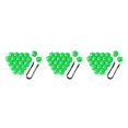 thumbnail image 2 of Maytalsory 20 Pieces Car Wheel Nut Caps Auto Hub Screw Cover Replacement Dust-proof Green 21mm 3Set, 2 of 6