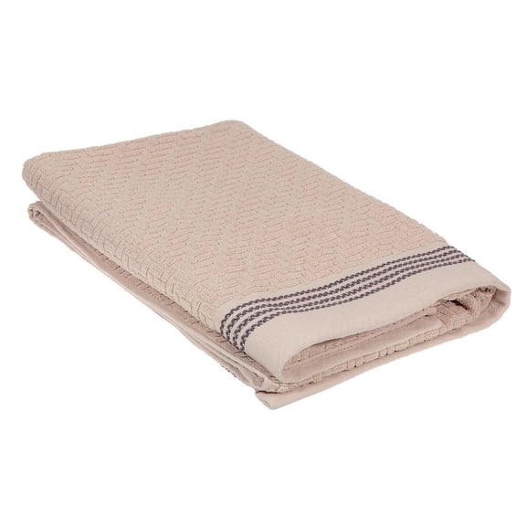 Luxe Point Serviette De Bain (30 X 60) (Taupe) - Set of 2