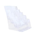 thumbnail image 4 of jinwen Acrylic Brochure Holder Brochure Display Stand for Documents Menu Restaurant A5 4 Tier, 4 of 9