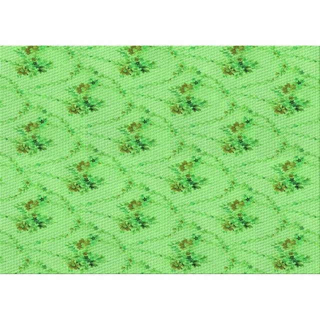 Ahgly Tapis Rectangulaire Lavable en Machine Intérieur Transitionnel Vert Émeraude, 8 Pieds x 10 Pieds