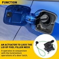 thumbnail image 4 of SUTENGDA Couvercle de Carburant de Remplacement Premium pour Honda Civic Noir+vert Style, 4 of 9
