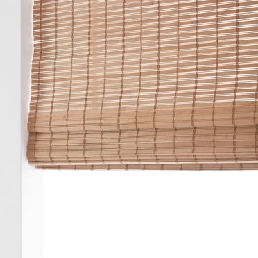 Bouclair Caramel Sans Cordon Tahiti Store Romain en Bambou 60x72 Po (152x183 cm)