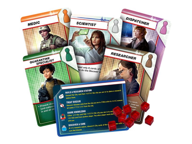 Jeu de cartes et de plateau Indie de Pandemic pour adultes