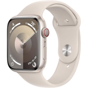 Rénovés Apple montre Series 9 Aluminium 41mm A2978 (GPS Seulement, pas de cellules) Starlight (Catégorie A+)