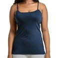 thumbnail image 1 of Women's Cotton Plus Size Camisole Tank Top - Navy - X-Large (2 PIECES), 1 of 2