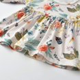 thumbnail image 5 of 3PCS Baby Girl Clothes Ruffle Floral Shirt Tops Pants Headband Outfit Sets (Yellow 6-9 Months), 5 of 5