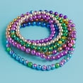 thumbnail image 2 of TINY HANDS Colourful Metallic Pony Beads for Crafts, 2 of 3