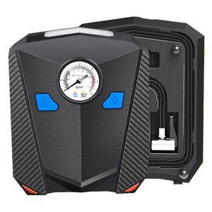 Inflator Car Tire Inflator Pump Portable Air Compressor with LED Light for SUVs  Motorcycles Trucks