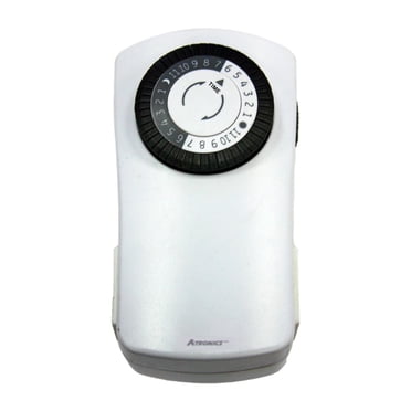 Atron Electro Industries Heavy Duty Indoor 24 hour Timer with 2 Grounded Outlets