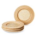thumbnail image 4 of FRAÎCHE Spring Round Rattan Placemats, 4 pack, 4 of 4