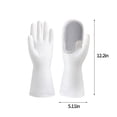 thumbnail image 3 of Reusable Dishwashing Gloves with Scrubber Palm | Rubber Kitchen Cleaning Gloves for Hand Protection | Household Wash Gloves for Utensils Pots Plates Cookware, 3 of 8