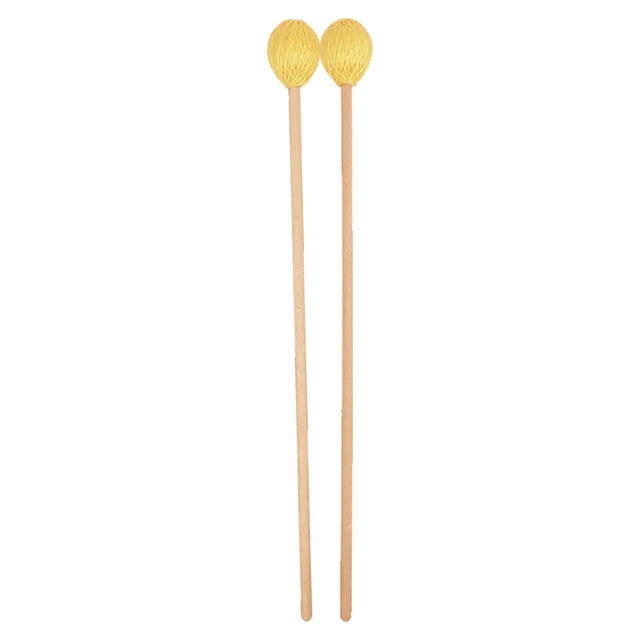 Mallets Steel Pan Drum Stick Woolen Acrylic Blended Yarn Wood Handle for Percussion Instruments
