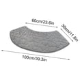 thumbnail image 3 of Mother's Day Gift's,1pc Memory Foam Bath Rug, Embossed Non-Slip Water Absorbent Bathroom Mat, Thick and Soft Comfortable Carpet for Shower, Washable Bath Rug for Home and Bathroom Decor, $BS$3, 3 of 8