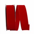 thumbnail image 2 of Reliant Ribbon 92270W-065-40K Value Velvet Wired Edge Ribbon - Red - 2.5 in. x 50 yards, 2 of 3