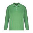 thumbnail image 3 of RXIRUCGD Chemise Décontractée pour Homme à Manches Longues avec Boutons, Poche et Col Rabattable, Vert, Taille : TG, 3 of 5
