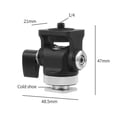 thumbnail image 2 of Hot Shoe Mount Adapter Rod Clamp 360 Swivel for Monitor LED Monitor 360 Tripod Dsr Nikon black, 2 of 6