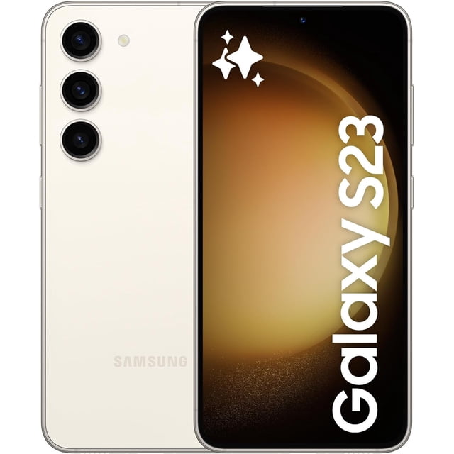 Refurbished Samsung Galaxy S23 5G - 256GB – Cream – 50MP Triple Rear & 12MP Front Camera - Fully Unlocked Smartphone - Excellent Condition
