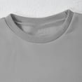 thumbnail image 5 of PMVFHDE Chandails à Capuchon et Chandails Mode pour Enfants Filles Chandails Décontractés à Col Rond Manches Longues Mignon Chandail Léger Hauts Gris,110, 5 of 5