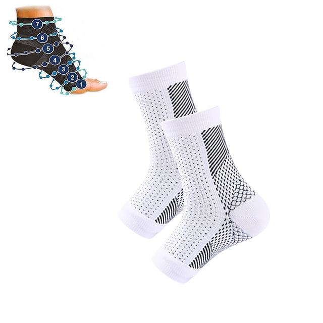RYRDWP Orthopaedic Compression Socks Foot Compression Ankle Support Plantar Fasciitis Socks Grip Socks Football Fitness Socks 1 Pairs