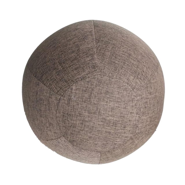 Anti-Slip Yoga Ball Cover 55cm Birthing Chair Protector with Handle Coffee