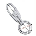 thumbnail image 2 of EGNMCR Hanging Ornaments Stainless Steel Keychain Car Key Chain Pendant Thickened Lock Keychain Men's Pendant Ring Fast Hanging Ring Key Chain, 2 of 2
