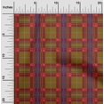 thumbnail image 1 of oneOone Cotton Poplin Fabric Tartan Check Print Sewing Fabric BTY 42 Inch Wide, 1 of 4