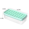 thumbnail image 3 of ruzhgo Ice Cube Tray Mold with Lid Reusable Rectangle Cubes Cream Maker Trays Removable Washable Freezer DIY Molds Kitchen Bar Light Green Light Green, 3 of 6