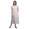 thumbnail image 1 of Moomaya Chemise de Nuit d'Allaitement à Col Rond Imprimée pour Femmes en Coton, 1 of 6
