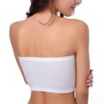 thumbnail image 5 of Fortune Women Bra Plus Size Strapless Bra Bandeau Tube Removable Padded Bra, 5 of 5