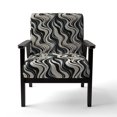 thumbnail image 4 of Designart "Zebra Elegance In Monochrome I" White Zebra Upholstered Accent Chair - Modern Arm Chair For Living Room, 4 of 7