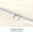 thumbnail image 4 of 900 TC 100% Egyptian Cotton Duvet Cover Zipper Closur Ultra Soft Durable and Fade Resistant Solid Pattern, 4 of 7