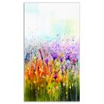 thumbnail image 2 of Abstract Cosmos of Colorful Flowers - Large Flower Canvas Wall Art, 2 of 3