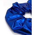 thumbnail image 2 of Handmade Cobalt Blue Metallic Hair Scrunchie, 2 of 5