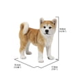 thumbnail image 2 of Statue d'Animal de Jardin Akita Chien Debout, 2 of 5