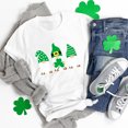 thumbnail image 2 of Pompotops T-Shirt Décontracté pour Femmes Imprimé Fête de la Saint-Patrick à Manches Courtes, 2 of 7