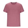 thumbnail image 2 of Plebaso Men's Short Sleeve Crew Neck T-Shirts Casual Solid Color Tshirts Breathable Mens Summer Basic Tees, 2 of 5