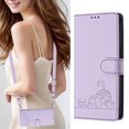 thumbnail image 1 of iPhone 12 Mini Case ,Cat PU Leather Crossbody Lanyard Strap RFID Magnetic Wallet Compatible with iPhone 12 Mini Cover, 1 of 5