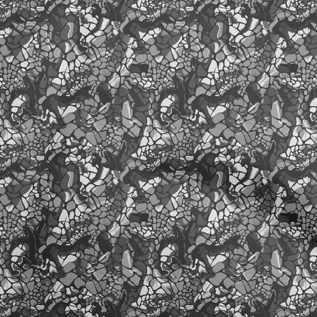 oneOone Georgette Viscose Gray Fabric Abstract Sewing Material Print Fabric By The Yard 42 Inch Wide