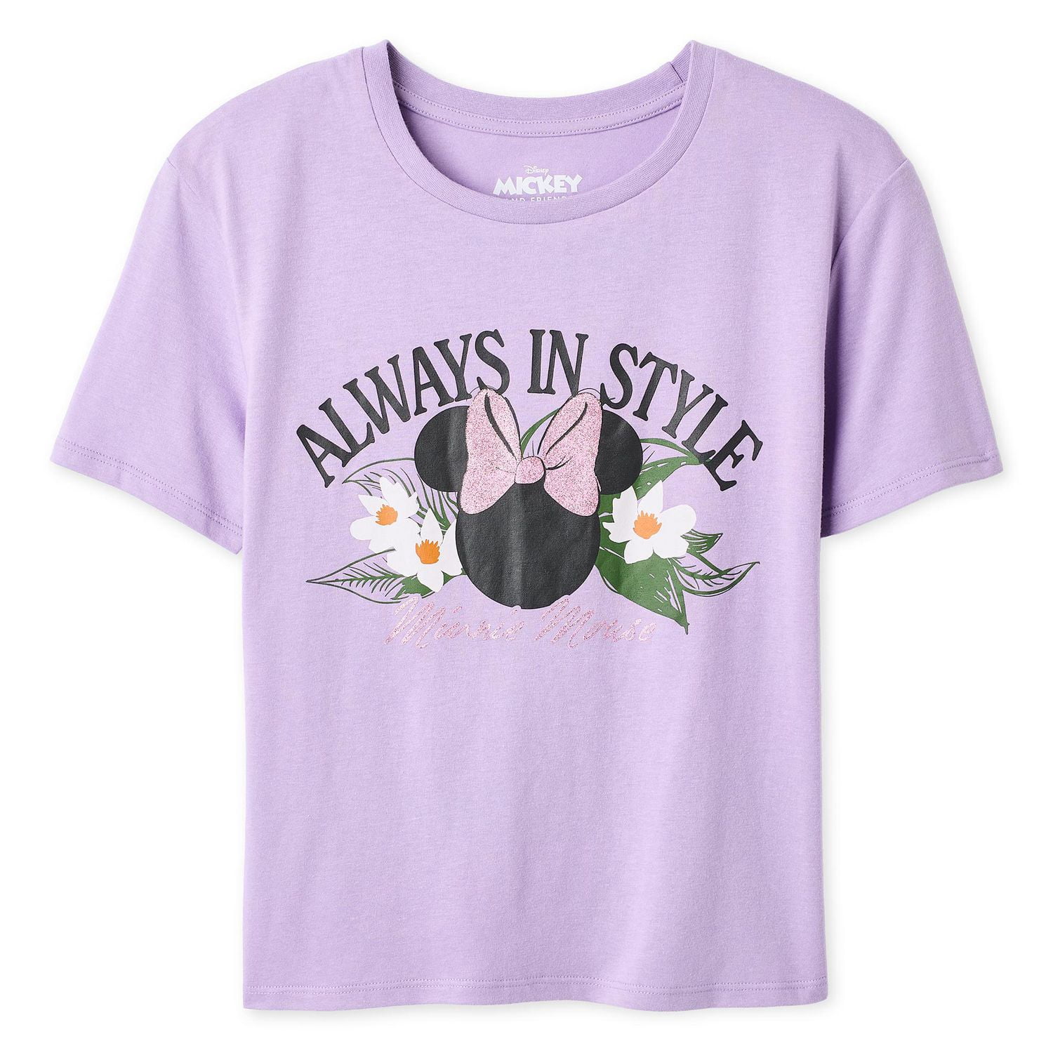 T-shirt à imprimé graphique Minnie Mouse Disney pour filles