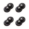thumbnail image 1 of Yhmxh Adhesive Pulley Universal Wheel, Can Be Fixed On The Bottom Of The Trash Can, The Bottom Of The Storage Box, Etc., Easy To Move (4 Pcs, Double Ball Pulleys) Kitchen Essentials Home and Kitchen, 1 of 6