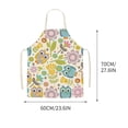 thumbnail image 3 of Special Offer! Easter Home Printing Linen Imitation Apron Kitchen Fouling Multi Functional Apron, 3 of 3